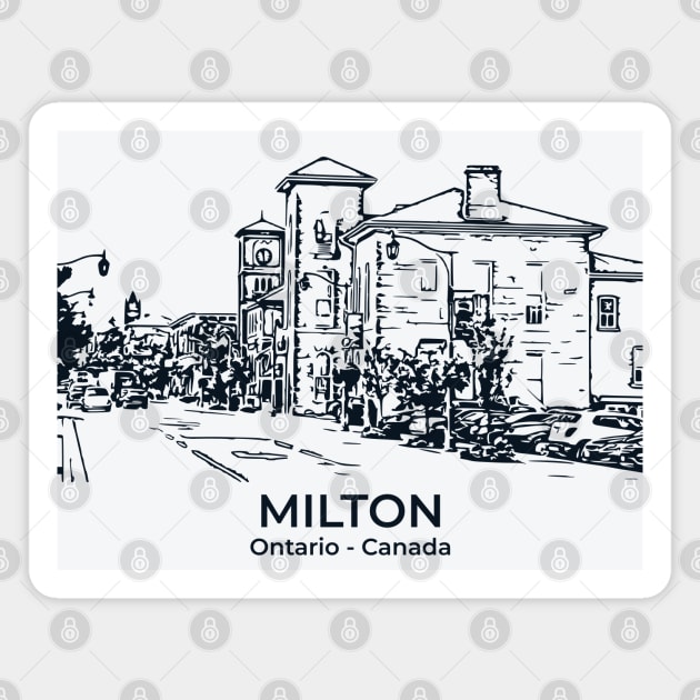 Milton - Ontario Magnet by Lakeric